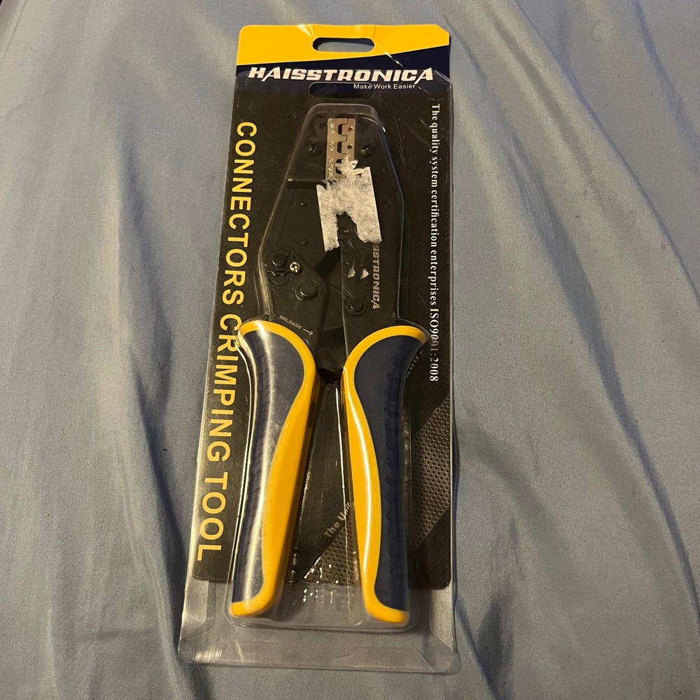 Haisstronica Crimping‎ Tool Mens OS Yellow HS-8327 Ratchet Insulated Connectors
